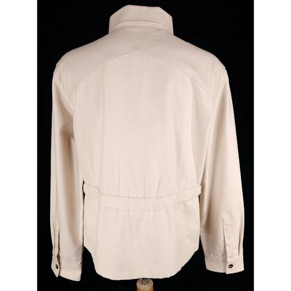Bottega Veneta Knotted Twill Long Sleeve Polo Shirt 54 US 44 L Mens Beige NWT - Picture 5 of 10